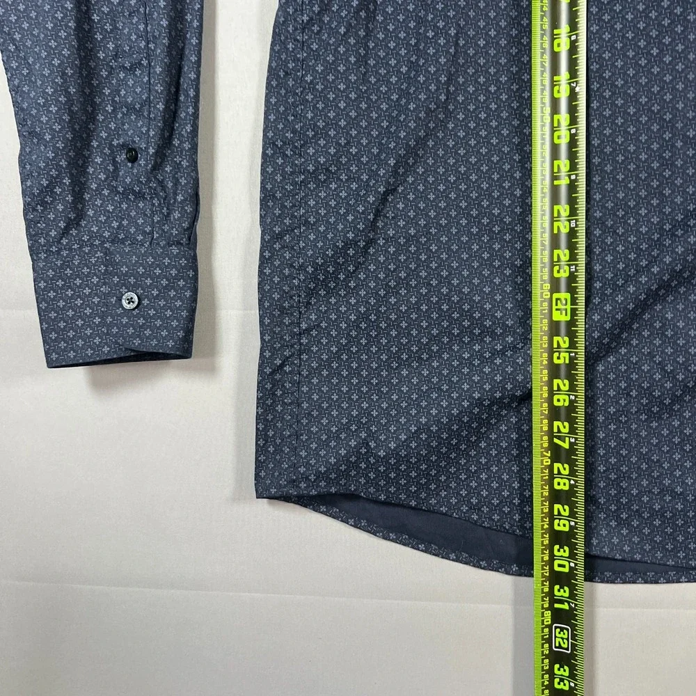 Lucky Brand | Shirts | Lucky Brand Dress Shirt Mens Xl Blue Pattern ...